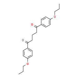 ChemSpider 2D Image | 1,5-Bis(4-propoxyphenyl)-1,5-pentanedione | C23H28O4