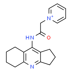 ChemSpider 2D Image | 1-[2-(2,3,5,6,7,8-Hexahydro-1H-cyclopenta[b]quinolin-9-ylamino)-2-oxoethyl]pyridinium | C19H22N3O