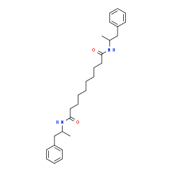 ChemSpider 2D Image | N,N'-Bis(1-phenyl-2-propanyl)decanediamide | C28H40N2O2