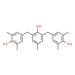 ChemSpider 2D Image | 4,4'-[(2-Hydroxy-5-methyl-1,3-phenylene)bis(methylene)]bis(2,6-dimethylphenol) | C25H28O3