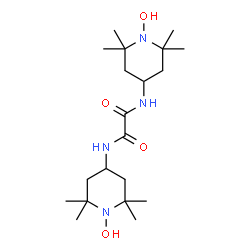 ChemSpider 2D Image | N,N'-Bis(1-hydroxy-2,2,6,6-tetramethyl-4-piperidinyl)ethanediamide | C20H38N4O4