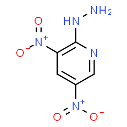 ChemSpider 2D Image | 2-Hydrazino-3,5-dinitropyridine | C5H5N5O4