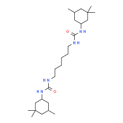 ChemSpider 2D Image | 1,1'-(1,6-Hexanediyl)bis[3-(3,3,5-trimethylcyclohexyl)urea] | C26H50N4O2