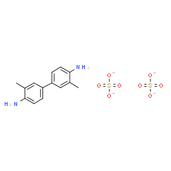 ChemSpider 2D Image | 4-(4-amino-3-methyl-phenyl)-2-methyl-aniline disulfate | C14H16N2O8S2