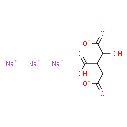 ChemSpider 2D Image | Pentaric acid, 3-carboxy-2,3-dideoxy-, sodium salt (1:3) | C6H6Na3O7