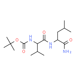 ChemSpider 2D Image | N-{[(2-Methyl-2-propanyl)oxy]carbonyl}valylleucinamide | C16H31N3O4