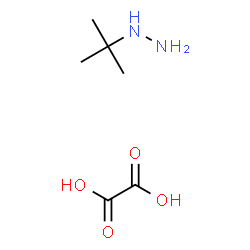 ChemSpider 2D Image | (2-Methyl-2-propanyl)hydrazine ethanedioate (1:1) | C6H14N2O4