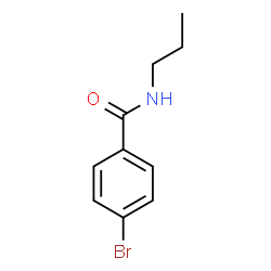 ChemSpider 2D Image | 4-Bromo-N-propylbenzamide | C10H12BrNO