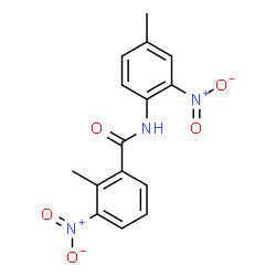 ChemSpider 2D Image | 2-Methyl-N-(4-methyl-2-nitrophenyl)-3-nitrobenzamide | C15H13N3O5