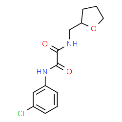 ChemSpider 2D Image | N-(3-Chlorophenyl)-N'-(tetrahydro-2-furanylmethyl)ethanediamide | C13H15ClN2O3