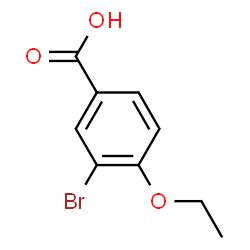 ChemSpider 2D Image | 3-Bromo-4-ethoxybenzoic acid | C9H9BrO3