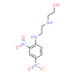 ChemSpider 2D Image | 2-[2-(2,4-Dinitro-phenylamino)-ethylamino]-ethanol | C10H14N4O5