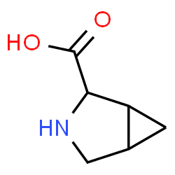 ChemSpider 2D Image | 3-Azabicyclo[3.1.0]hexane-2-carboxylic acid | C6H9NO2