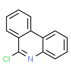 ChemSpider 2D Image | 6-Chlorophenanthridine | C13H8ClN