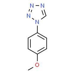 ChemSpider 2D Image | 1-(4-Methoxyphenyl)-1H-tetrazole | C8H8N4O