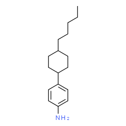 ChemSpider 2D Image | 4-(4-Pentylcyclohexyl)aniline | C17H27N