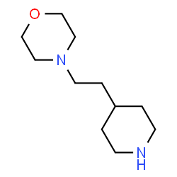 ChemSpider 2D Image | 4-[2-(4-Piperidinyl)ethyl]morpholine | C11H22N2O