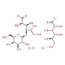 ChemSpider 2D Image | Calcium glubionate monohydrate | C18H34CaO20