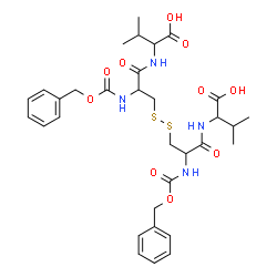 ChemSpider 2D Image | 10-{[(Benzyloxy)carbonyl]amino}-5-[(1-carboxy-2-methylpropyl)carbamoyl]-13-isopropyl-3,11-dioxo-1-phenyl-2-oxa-7,8-dithia-4,12-diazatetradecan-14-oic acid | C32H42N4O10S2