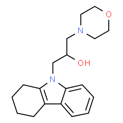 ChemSpider 2D Image | 1-Morpholin-4-yl-3-(1,2,3,4-tetrahydro-carbazol-9-yl)-propan-2-ol | C19H26N2O2