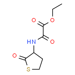 ChemSpider 2D Image | Ethyl oxo[(2-oxotetrahydro-3-thiophenyl)amino]acetate | C8H11NO4S