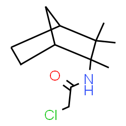 ChemSpider 2D Image | 2-Chloro-N-(2,3,3-trimethylbicyclo[2.2.1]hept-2-yl)acetamide | C12H20ClNO