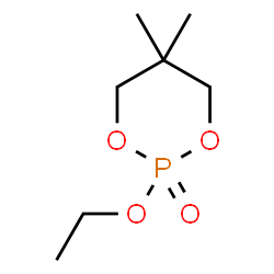 ChemSpider 2D Image | 2-Ethoxy-5,5-dimethyl-1,3,2-dioxaphosphinane 2-oxide | C7H15O4P