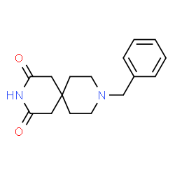 ChemSpider 2D Image | 9-Benzyl-3,9-diazaspiro[5.5]undecane-2,4-dione | C16H20N2O2