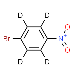 ChemSpider 2D Image | 1-Bromo-4-nitro(~2~H_4_)benzene | C6D4BrNO2