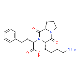 ChemSpider 2D Image | Lisinopril S,S,S-Diketopiperazine | C21H29N3O4