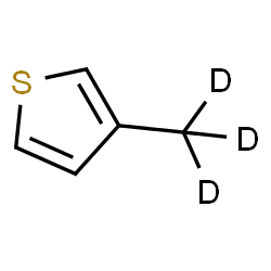 ChemSpider 2D Image | 3-METHYLTHIOPHENE-D3 | C5H3D3S
