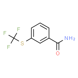 ChemSpider 2D Image | 3-[(Trifluoromethyl)thio]benzamide | C8H6F3NOS