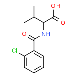 ChemSpider 2D Image | N-(2-Chlorobenzoyl)valine | C12H14ClNO3