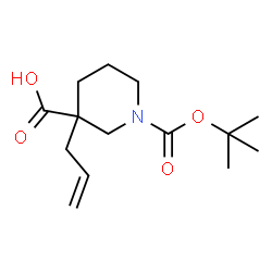ChemSpider 2D Image | 1-BOC-3-ALLYLPIPERIDINE-3-CARBOXYLIC ACID | C14H23NO4
