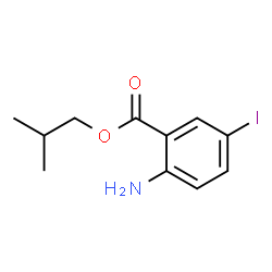 ChemSpider 2D Image | Isobutyl 2-amino-5-iodobenzoate | C11H14INO2