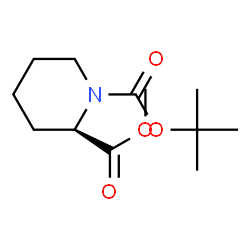 ChemSpider 2D Image | 1-(tert-butyl) 2-methyl (R)-piperidine-1,2-dicarboxylate | C12H21NO4