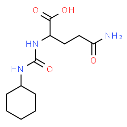 ChemSpider 2D Image | N~2~-(Cyclohexylcarbamoyl)glutamine | C12H21N3O4
