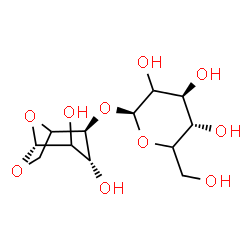 ChemSpider 2D Image | (2S,4S,5S)-2-{[(2S,3R,5R)-3,4-Dihydroxy-6,8-dioxabicyclo[3.2.1]oct-2-yl]oxy}-6-(hydroxymethyl)tetrahydro-2H-pyran-3,4,5-triol | C12H20O10