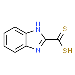 ChemSpider 2D Image | 1H-Benzimidazole-2-carbodithioic acid | C8H6N2S2