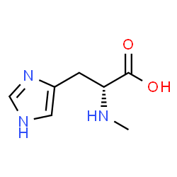 ChemSpider 2D Image | N-Methyl-D-histidine | C7H11N3O2