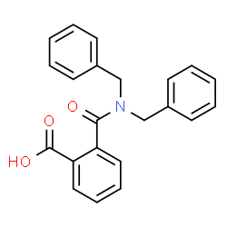 ChemSpider 2D Image | 2-(Dibenzylcarbamoyl)benzoic acid | C22H19NO3
