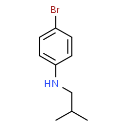 ChemSpider 2D Image | 4-Bromo-N-isobutylaniline | C10H14BrN