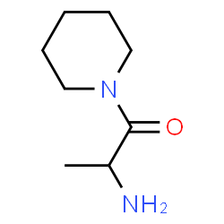 ChemSpider 2D Image | 2-Amino-1-(1-piperidinyl)-1-propanone | C8H16N2O