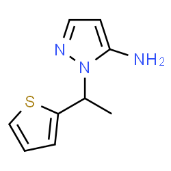 ChemSpider 2D Image | 1-[1-(2-Thienyl)ethyl]-1H-pyrazol-5-amine | C9H11N3S