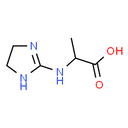 ChemSpider 2D Image | N-(4,5-Dihydro-1H-imidazol-2-yl)alanine | C6H11N3O2