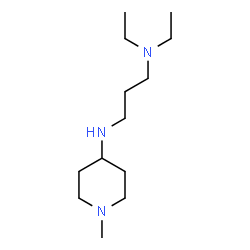ChemSpider 2D Image | N-[3-(DIETHYLAMINO)PROPYL]-1-METHYLPIPERIDIN-4-AMINE | C13H29N3