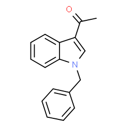 ChemSpider 2D Image | 1-(1-Benzyl-1H-indol-3-yl)ethanone | C17H15NO