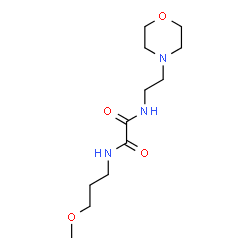 ChemSpider 2D Image | N-(3-Methoxypropyl)-N'-[2-(4-morpholinyl)ethyl]ethanediamide | C12H23N3O4