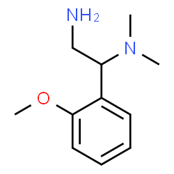 ChemSpider 2D Image | [2-amino-1-(2-methoxyphenyl)ethyl]dimethylamine | C11H18N2O