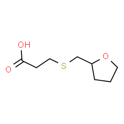 ChemSpider 2D Image | 3-[(Tetrahydro-2-furanylmethyl)sulfanyl]propanoic acid | C8H14O3S